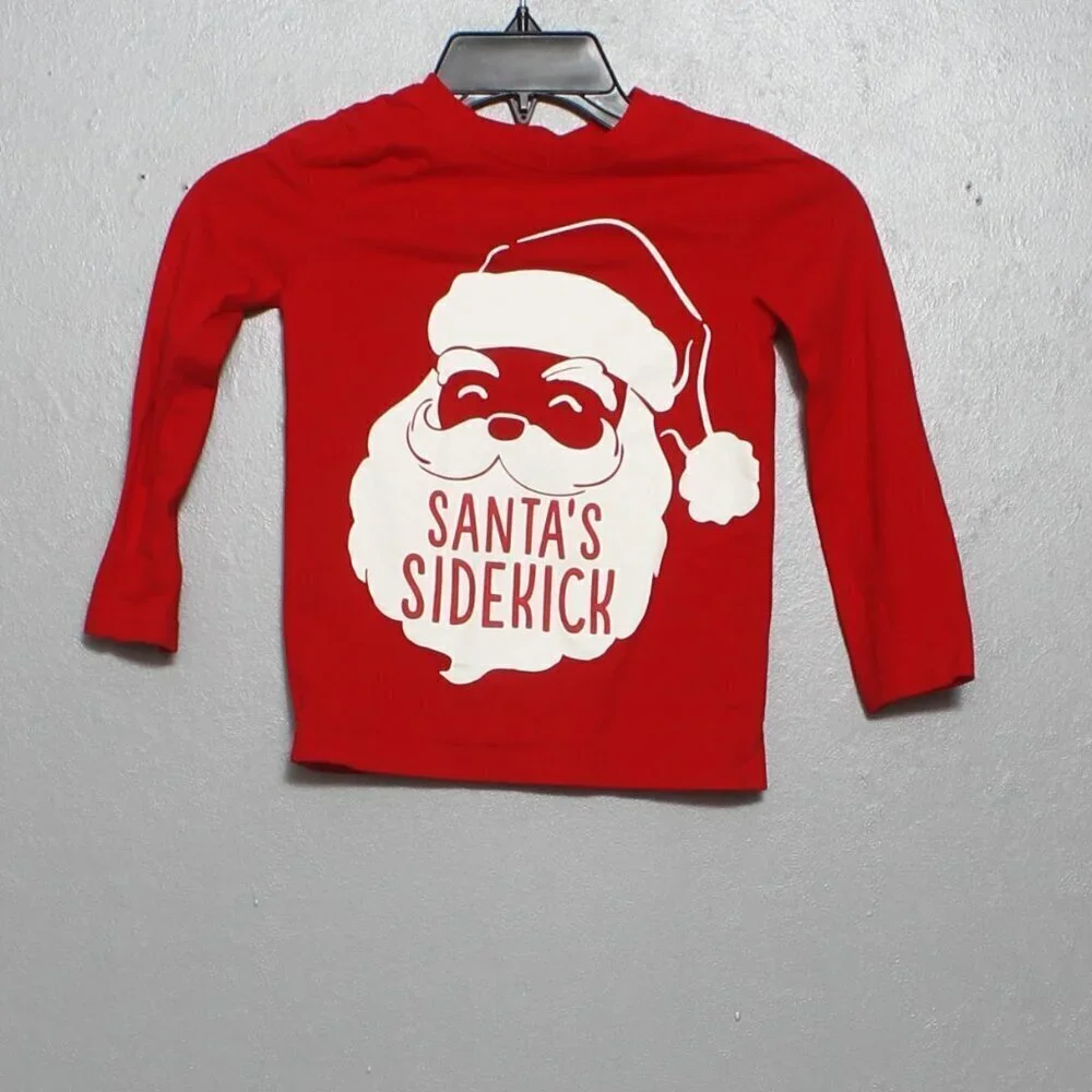 Carters just one you Santa’s sidekick long sleeve tee